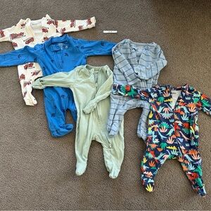 Baby Boy 0-3M Bundle – 5 Pieces | Sleepers & Onesies